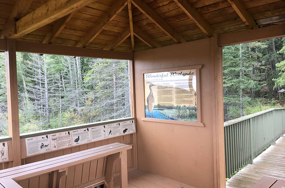 Wetlands information shelter